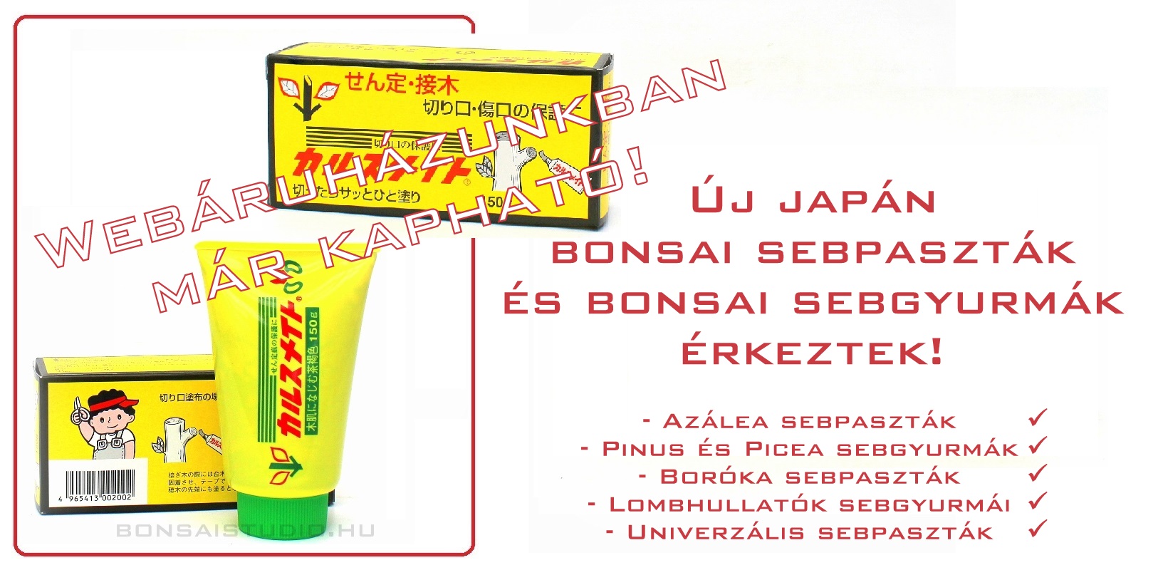 bonsai kiegeszitok es bonsaj sebkezelok rendelese vasarlasa